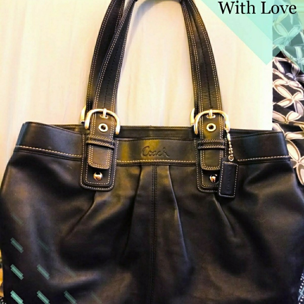 Coach xl Soho pleated business bag